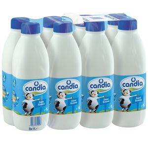 Candia lait demi-ecreme 8x1l