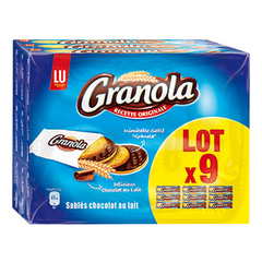 Granola chocolat au lait 9x200g