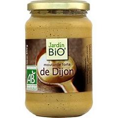 Moutarde de Dijon bio forte JARDIN BIO, 350g