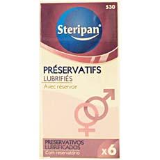 6 preservatifs lubrifies Steripan
