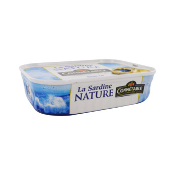 Connetable sardines nature 135g