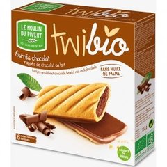 Biscuits Twibio fourrés Double Chocolat x6