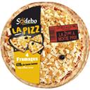 Sodebo La Pizz mozzarella 4 fromages le lot de 2 pizzas de 470 g