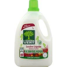 Lessive liquide maxi concentree parfum fruite L'Arbre Vert, 3l