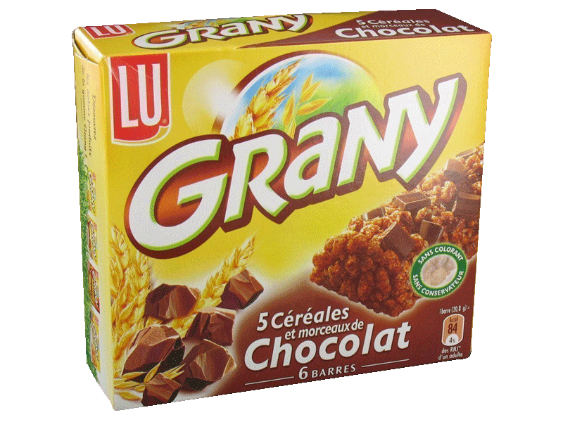 6 Barres Grany chocolat