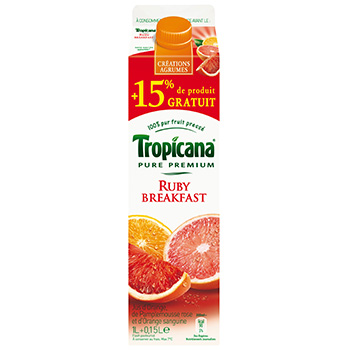 Tropicana pure premium ruby breakfast 1l