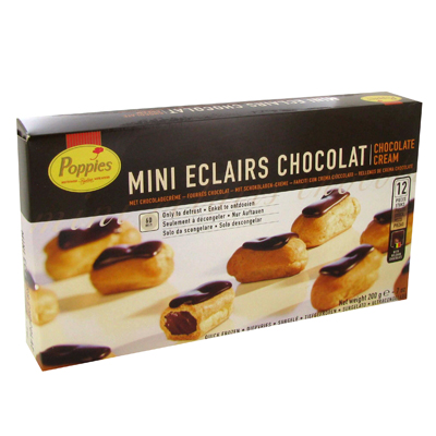12 Minis eclairs patissiers chocolat