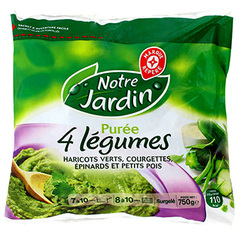 Puree 4 legumes Notre Jardin 750g