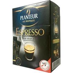 Planteur des Tropiques Café soluble Espresso pur arabica la boite de 25 sticks - 45 g