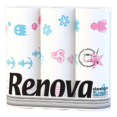 Papier toilette Renova Design Limited x8