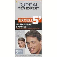 Gel creme colorant pour homme EXCELL 5, chatain naturel n°5
