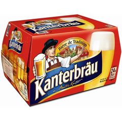 Biere blonde Kanterbrau 4,2%vol 24x25cl