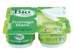 Bio Nat' fromage blanc nature 4x100g