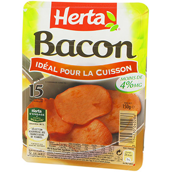Herta bacon tranche x15 -150g