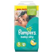 Pampers babydry gigapack couches bébé t5 junior x108