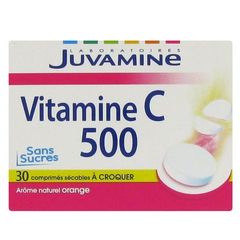 Vitamine C 500 a croquer JUVAMINE, 30 comprimes secables