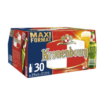 Kronenbourg bière 4,2° -30x25cl 