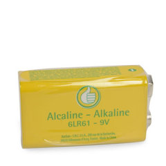 Piles alcaline 6LR61 9V