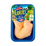 Cuisse de poulet fermier jaune Label Rouge, LOUE, France, 2 pièces 500 g