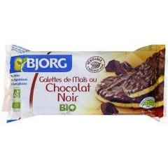 Bjorg, Galettes de mais au chocolat noir BIO, le paquet de 95 g