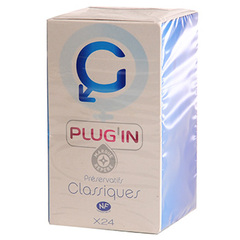 Preservatifs classiques Plug'In x24