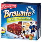Brossard lot de 2 brownie chocolat noisettes 285g