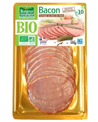 Bonjour Campagne bacon bio tranche x10 -100g