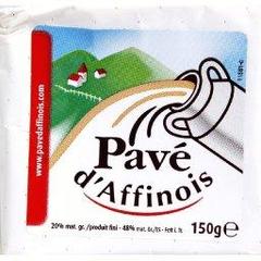 PAVE D'AFFINOIS au lait pasteurise, 20%MG, 150g