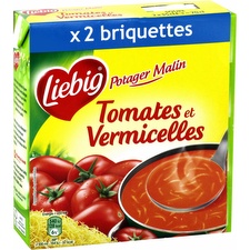Soupe tomates et vermicelles - Potager Malin