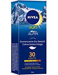 Nivea Sun Alpin Crème Solaire Visage FPS30 50 ml - Lot...