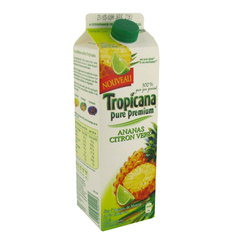 Jus de fruits Tropicana Ananas citron vert 1l