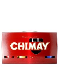 Chimay coffret 6x33cl + 1verre trappiste