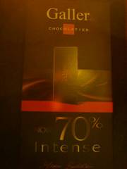 Tablette de Chocolat Noir intense 70%