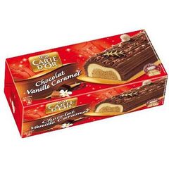 Buche chocolat Carte D'Or Vanille caramel 1l