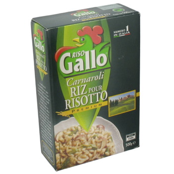 Riz pour risotto carnaroli Riso Gallo etui de 500g