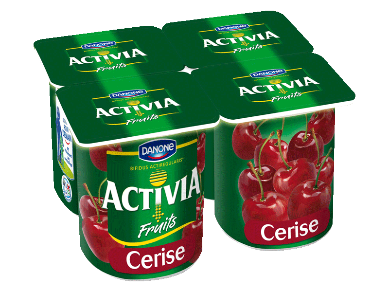 Activia yaourt aux fruits cerises: un produit offert pour l'achat de 3 produits Activia achetes valable jusqu'au 12/03/12 4 x 125g