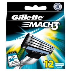 Gillette Mach 3 - Lames de rasoir Turbo la boite de 12 lames