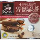 Ker Ronan Crèmes desserts au lait entier chocolat de St Domingue les 4 pots de 105 g