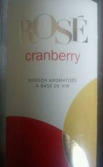 Boisson à base de vin - Rosé - Cranberry...