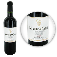 Vin rouge Bordeaux Mouton Cadet 2009 75cl