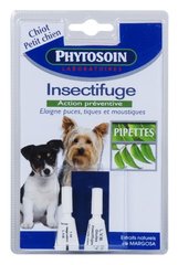 Phytosoin gouttes insectifuges pour petit chien x2