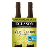 Cidre Ecusson poire 2x75 cL 2.5% vol
