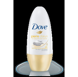 Dove, Déodorant 24h pierre d'alun et beurre de karité, le roll-on de 50 ml