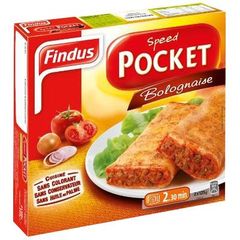 Speed Pocket bolognaise FINDUS, 2x125g