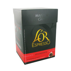 Maison du café, L'or espresso, capsules de café moulu splendente, la boîte de 10 - 52 gr