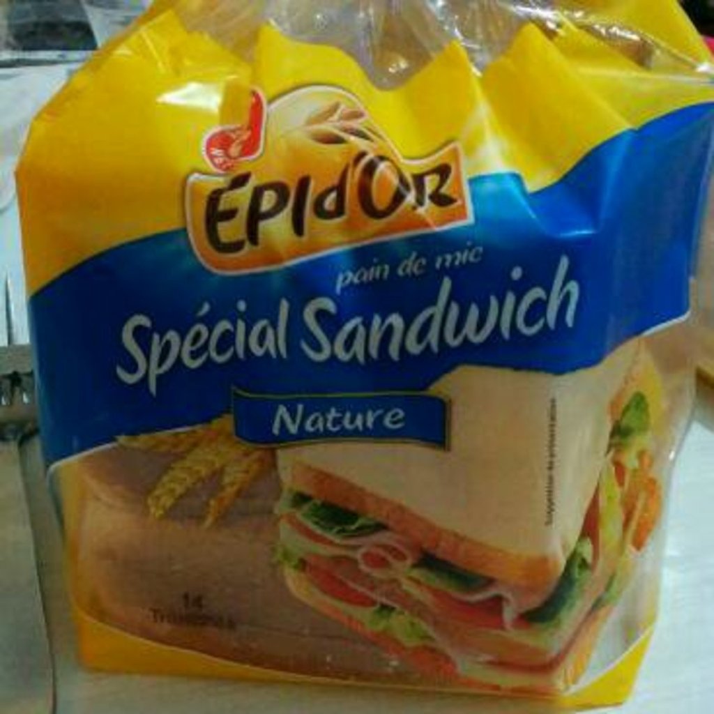 Pain mie Epi d'Or Nature special sandwich 550g