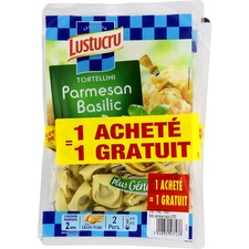 Pâtes Tortellini parmesan basilic Lustucru