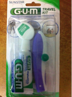 Bros travel kit Gum Brosse + dentifrice + fil dentaire