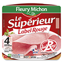 Fleury Michon Jambon decouenne Label Rouge tranche x4 160g