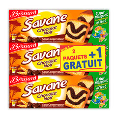 Brossard Savane chocolat noir 2x300g